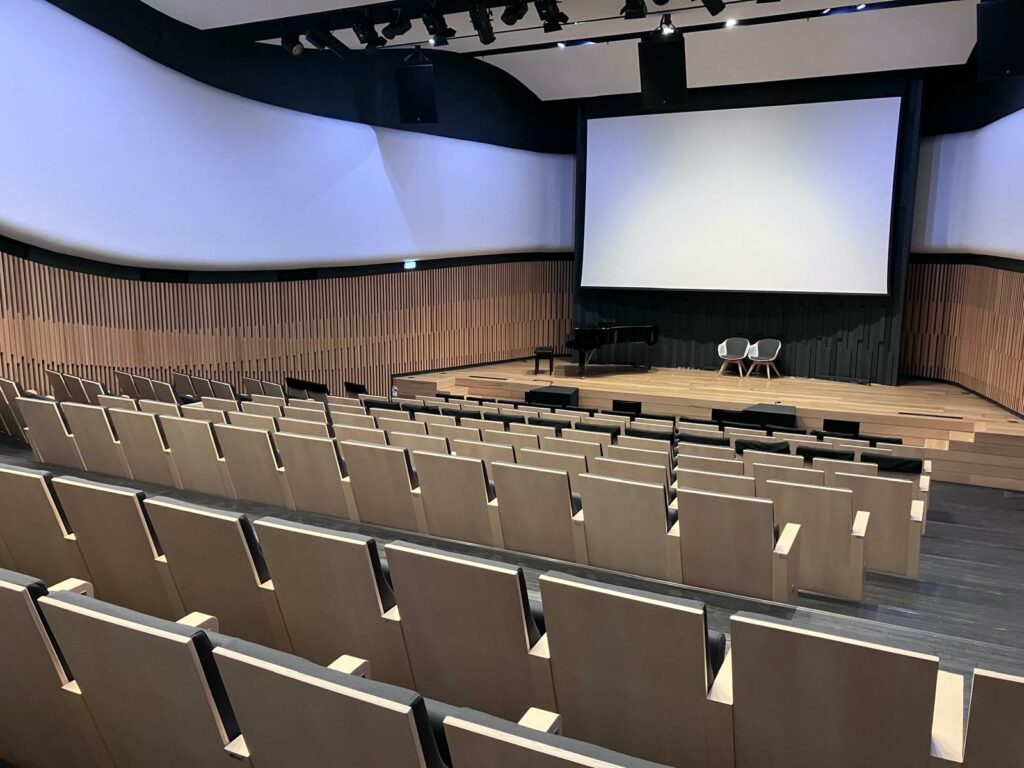 Auditorium at events venue in Athens